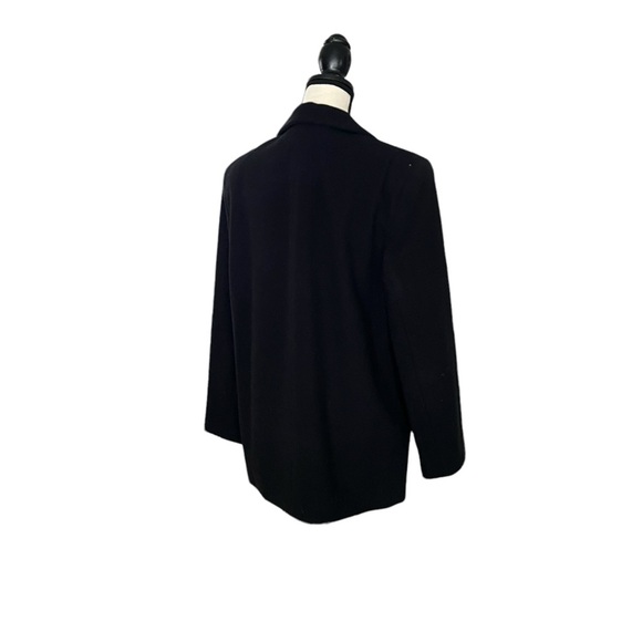 Vintage Black harv’e benard Wool Blend button front Blazer. Size 12 - Picture 4 of 6